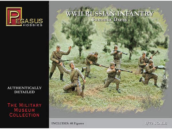 WW.II Soviet Army Infantry Set (Summer Style)