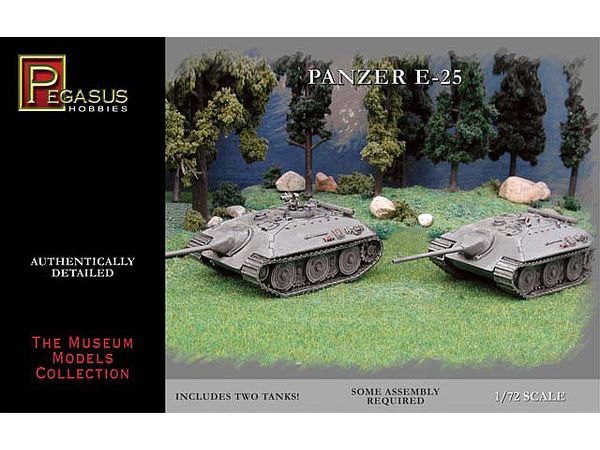WW.II German E-25 tank destroyer (2-car set)