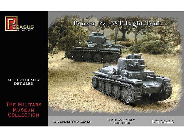 WW.II German Army 38(t) Tank (2 vehicles)