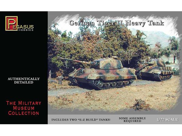 WW.II German Army Tiger II Heavy Tank Henschel Turret Type (Set of 2)