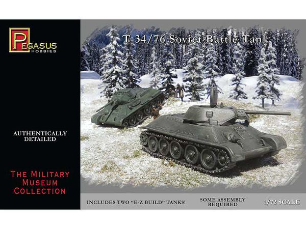 WW.II Soviet Army T-34/76 (2-car set)