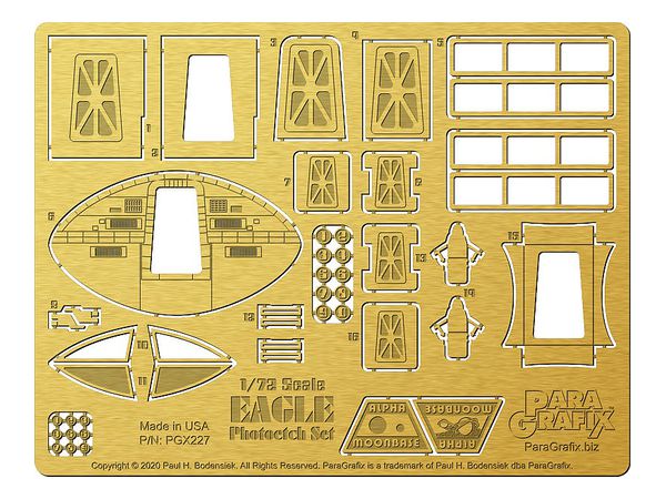Space 1999 Eagle Transporter Photo-Etched Parts Set