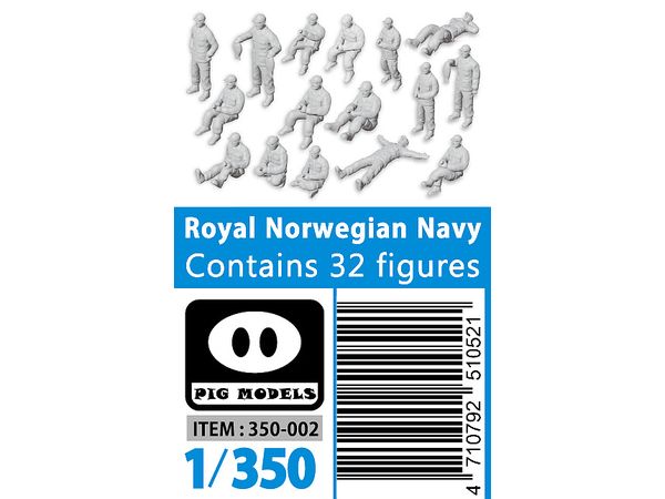 Royal Norwegian Navy Crew (32 figures)