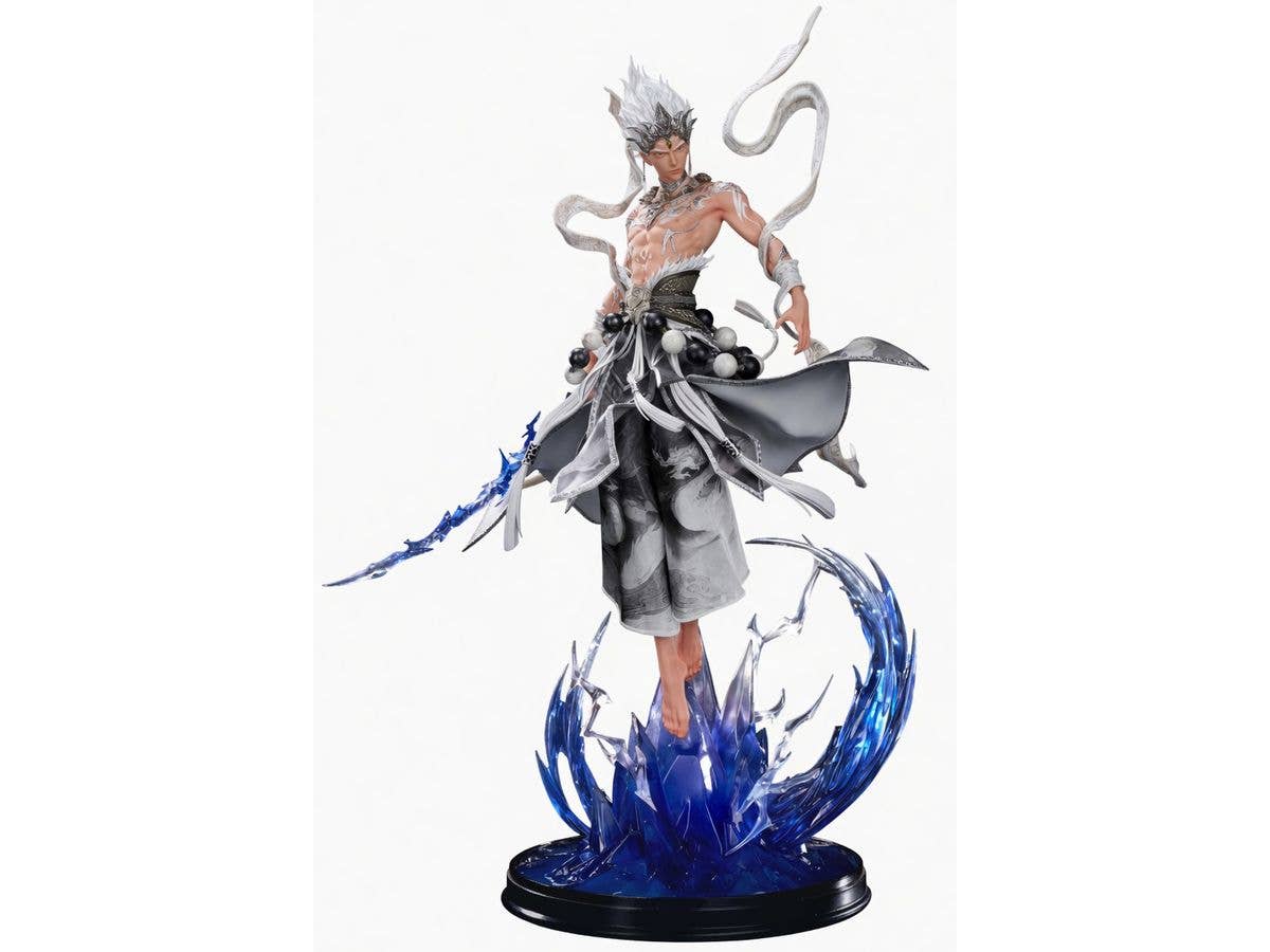 Demon Hunter Meng Chuan Statue
