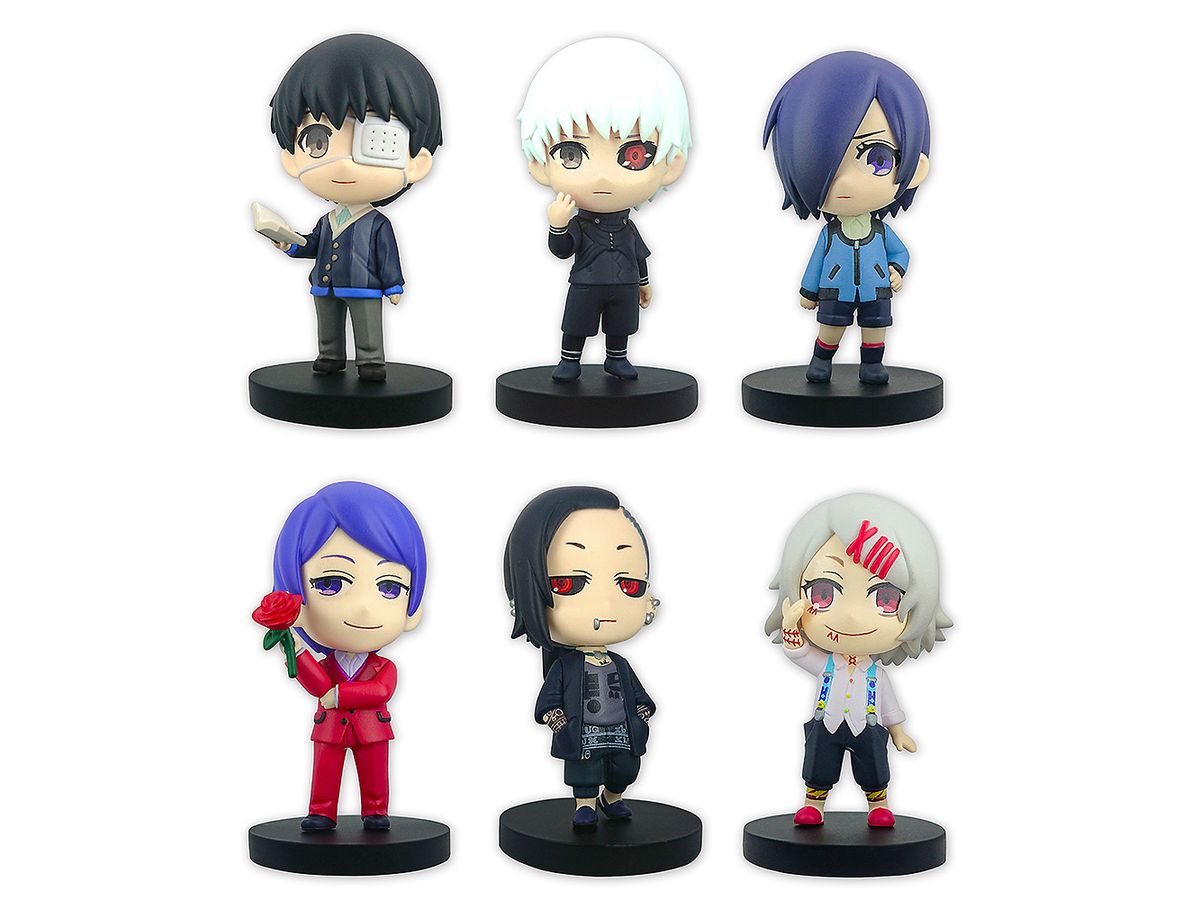 Tokyo Ghoul Miniature Figure Collection: 1Box (6pcs)