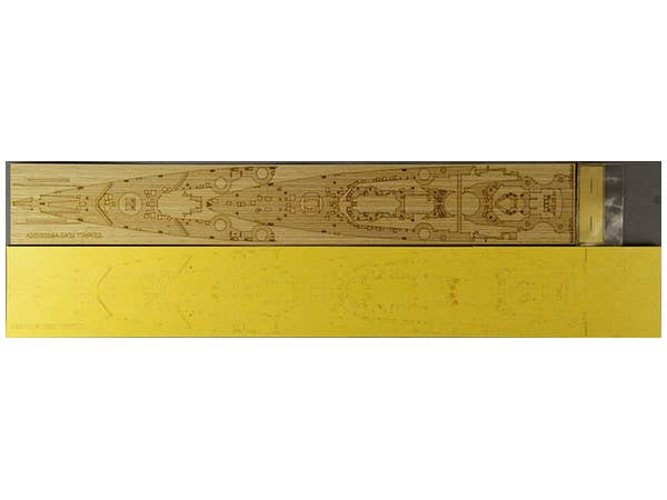 German Battleship Tirpitz Wood Deck Seal Deck Masking Sheet (for Revell 05099)