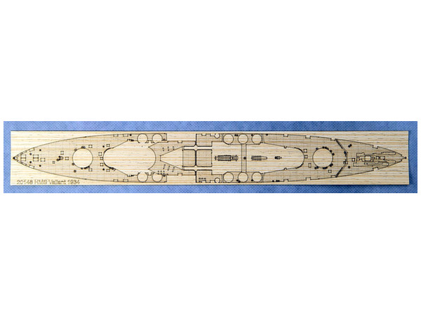 Royal Navy Battleship HMS Valiant 1939 Wooden Deck (for Pit-Road)