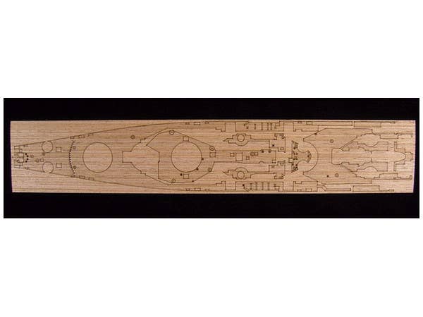 USN Battleship USS Iowa 1984 Wooden Deck (for Pit-Road)