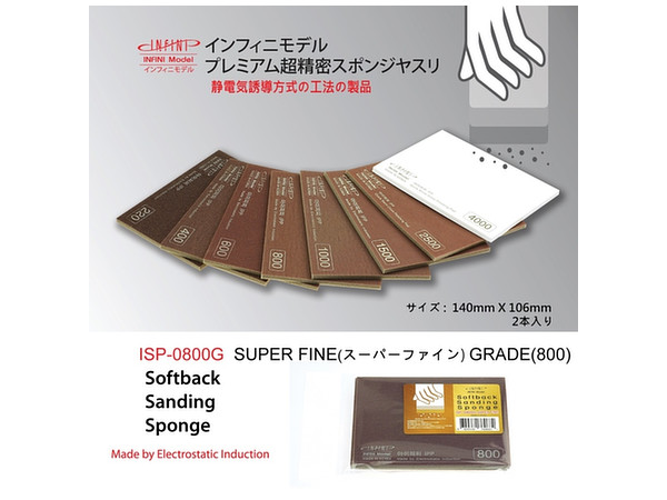 Softback Sanding Sponge #800 Super Fine (2pcs)