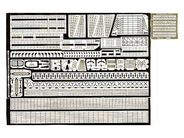 WWII U.S. Aircraft Carrier 1 Etching Parts