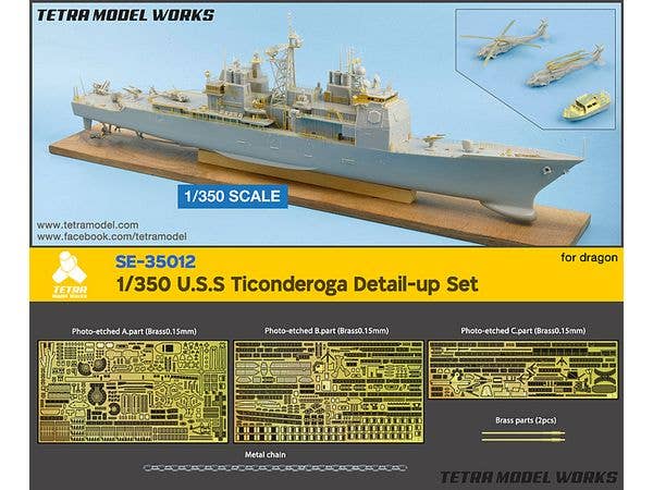 Ticonderoga-class Guided Missile Cruiser (for Dragon Models)