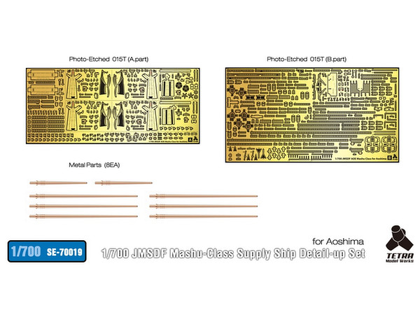 JMSDF Mashu-Class Supply Ship Detail-Up Set for Aoshima