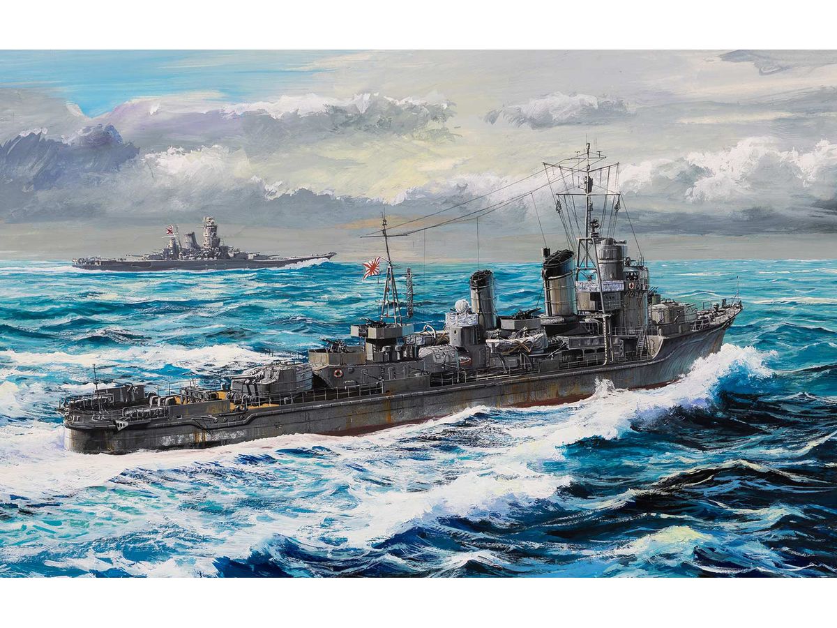 Japanese destroyer Isokaze 1945 (High Detail Ver.)