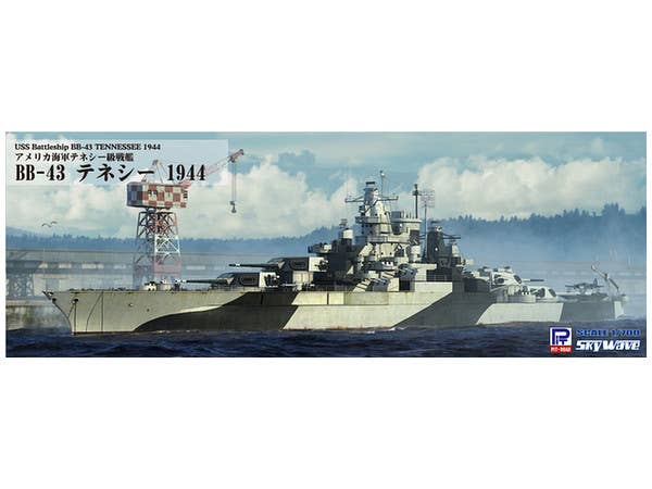 USS Battleship BB-43 Tennessee 1944