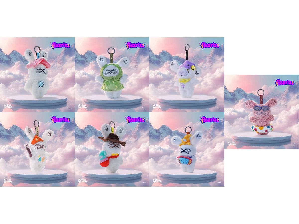 [PXF-006] Flezrizz Plush Key Ring 1Box 6pcs