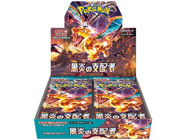 Pokemon Card Game Scarlet & Violet Expansion Pack Black Flame Ruler 1Box 30pcs