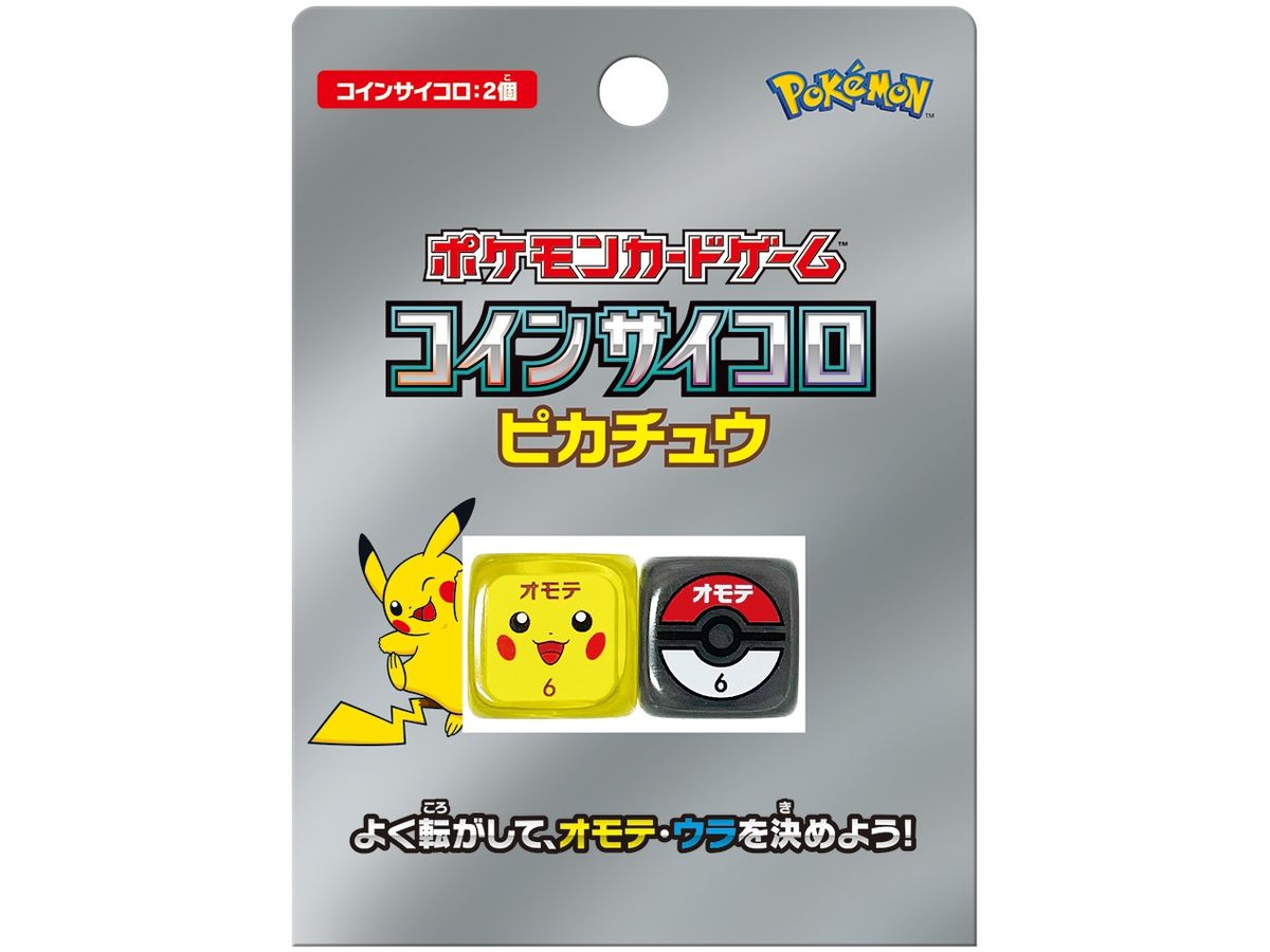 Pokemon Card Game Coin Dice Pikachu