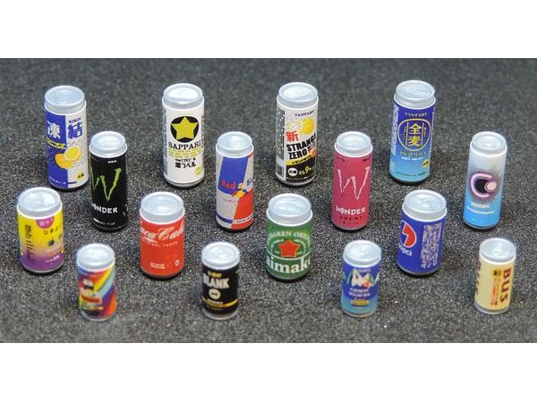 Beverage Can Set of 16 B Miniature