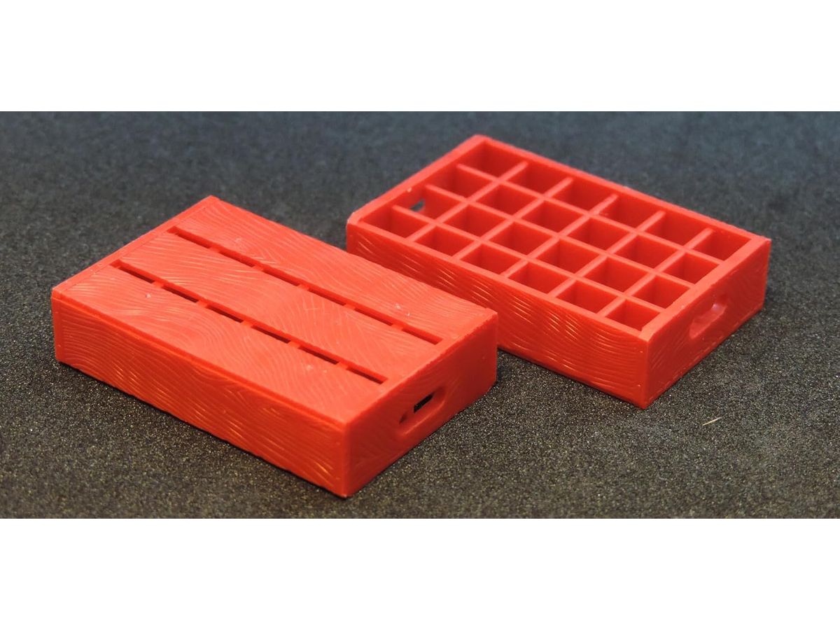 Juice Bottle Case Red (Set Of 2)