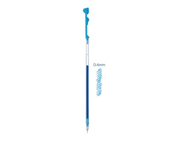 Hi Tech C Coleto 0.4mm Refill Clear Blue