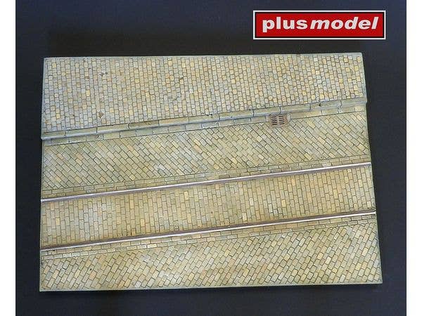 Model Base w / Paving and Tram Tracks