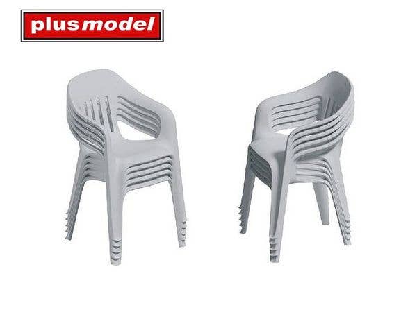 The set includes two pieces of folded felt chairs. Made by 3D printing.