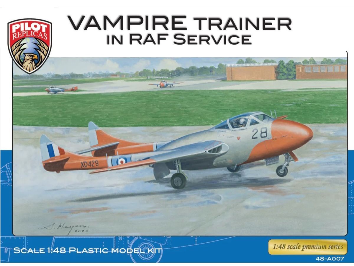 Vampire T11 in RAF service