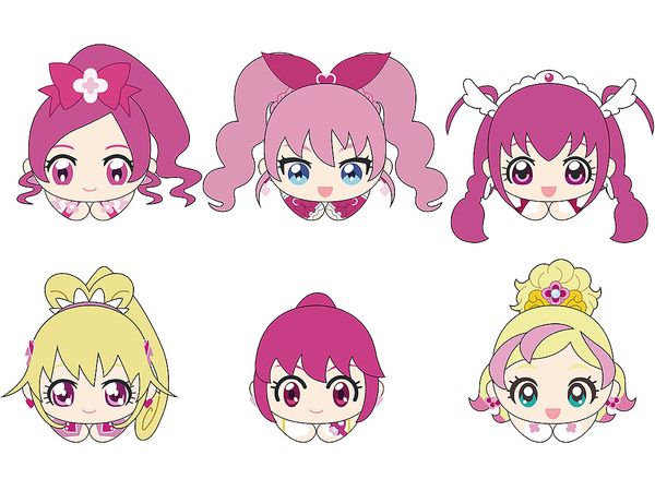 Pretty Cure Series 20th Anniversary: Hug x character Collection 2 1Box 6pcs