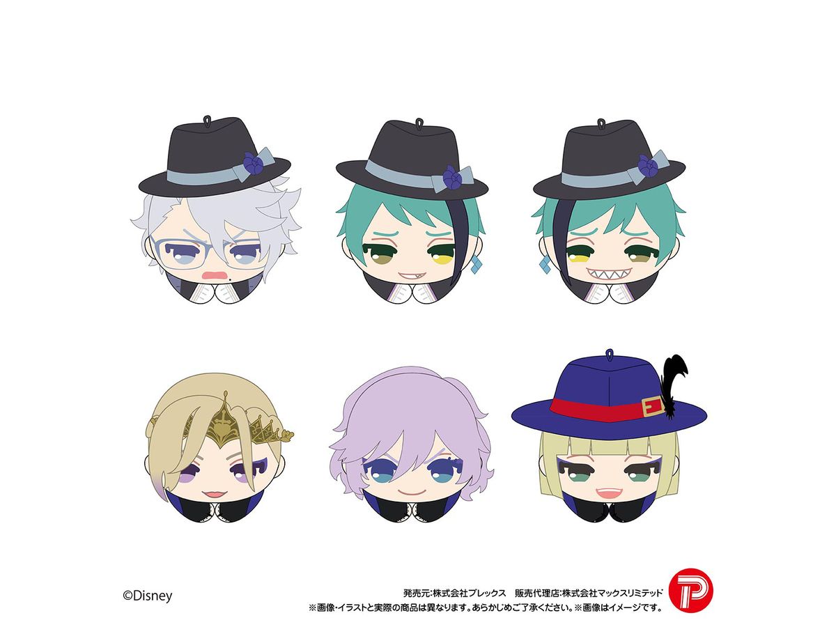 TW-37 Disney Twisted Wonderland Hug Character Collection 6 1Box 6Pcs