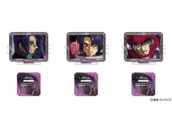 Mobile Suit Gundam SEED Famous Scene Acrylic Stand Set Athrun Selection (Set Of 3)