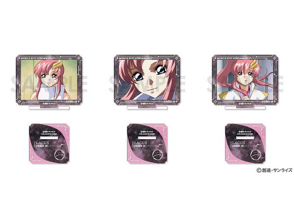 Mobile Suit Gundam SEED Famous Scene Acrylic Stand Set Lacus Selection (Set Of 3)