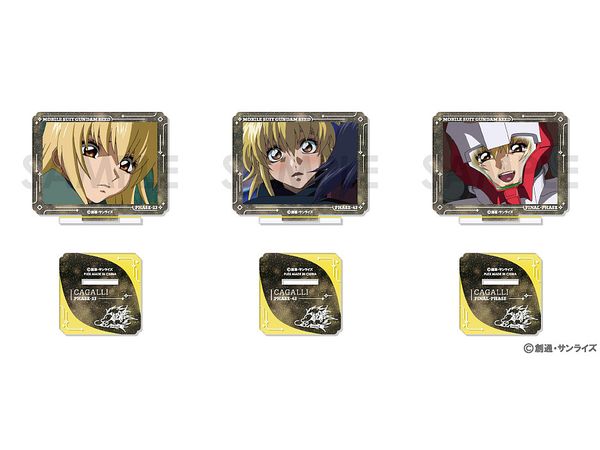 Mobile Suit Gundam SEED: Famous Scene Acrylic Stand Set Kagari Selection (Set Of 3)