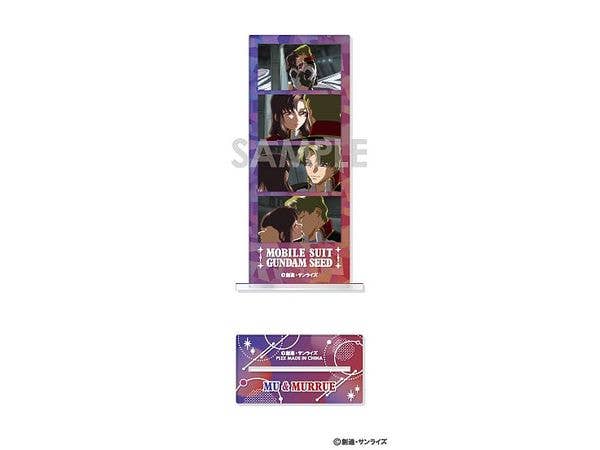 Mobile Suit Gundam Seed: Photo Cut Acrylic Stand 7. Mu & Murrue