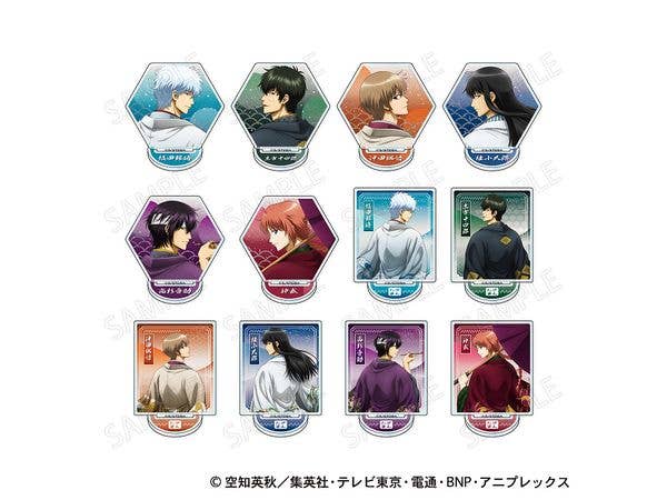 Gintama Mini Acrylic Stand - Japanese Clothing x Turning Around Ver. - 1 Box (12pcs)