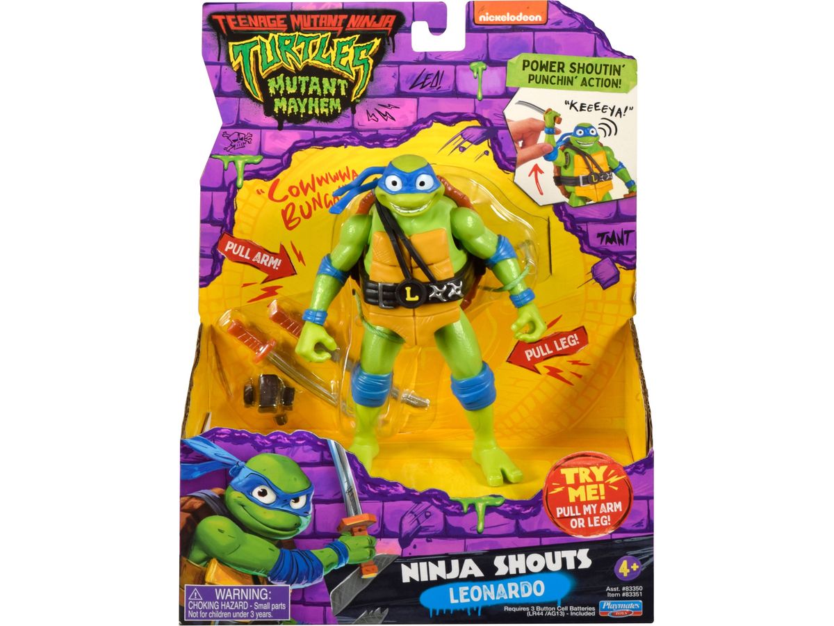 Teenage Mutant Ninja Turtles: Mutant Mayhem: Leonardo: Action Figure with Audio