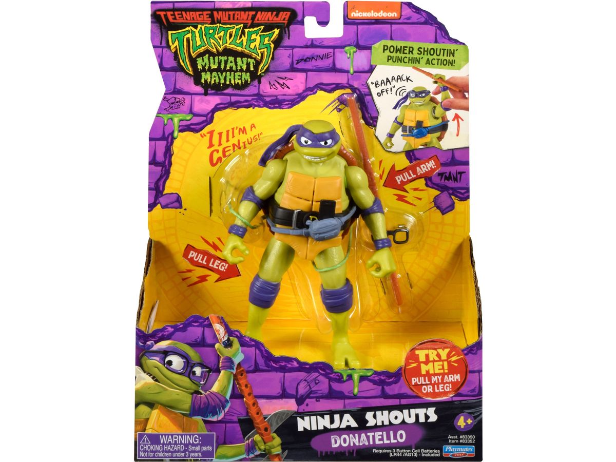 Teenage Mutant Ninja Turtles: Mutant Mayhem: Donatello: Action Figure with Audio