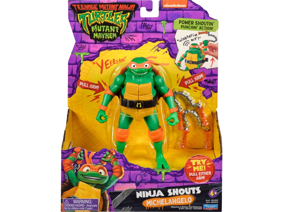 Teenage Mutant Ninja Turtles: Mutant Mayhem: Michelangelo: Action Figure with Audio