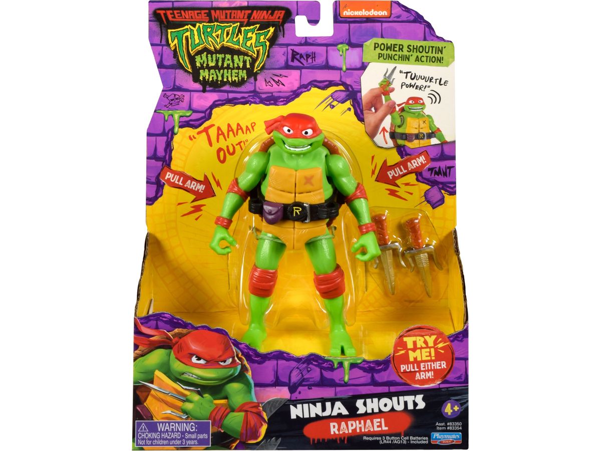 Teenage Mutant Ninja Turtles: Mutant Mayhem: Raphael: Action Figure with Audio