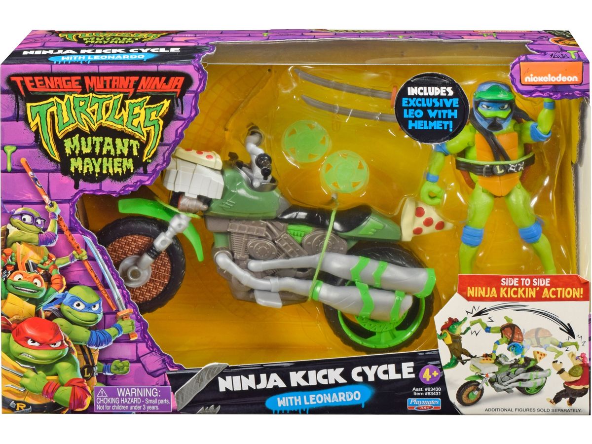 Teenage Mutant Ninja Turtles: Mutant Mayhem: Leonardo: Vehicle Figure Set