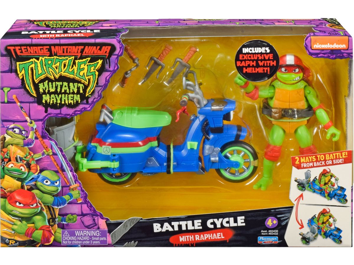 Teenage Mutant Ninja Turtles: Mutant Mayhem: Raphael: Vehicle Figure Set