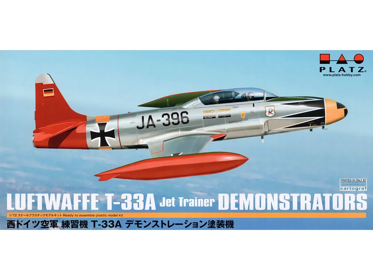 West German Air Force Training Aircraft T-33A Demonstration Painted Aircraft