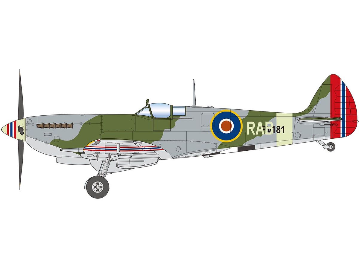 WW.II Royal Air Force Spitfire Mk.IXc 127th Squadron Normandy