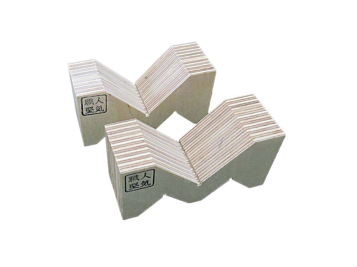 Shokunin Katagi Wooden M-Shaped Block Small Size