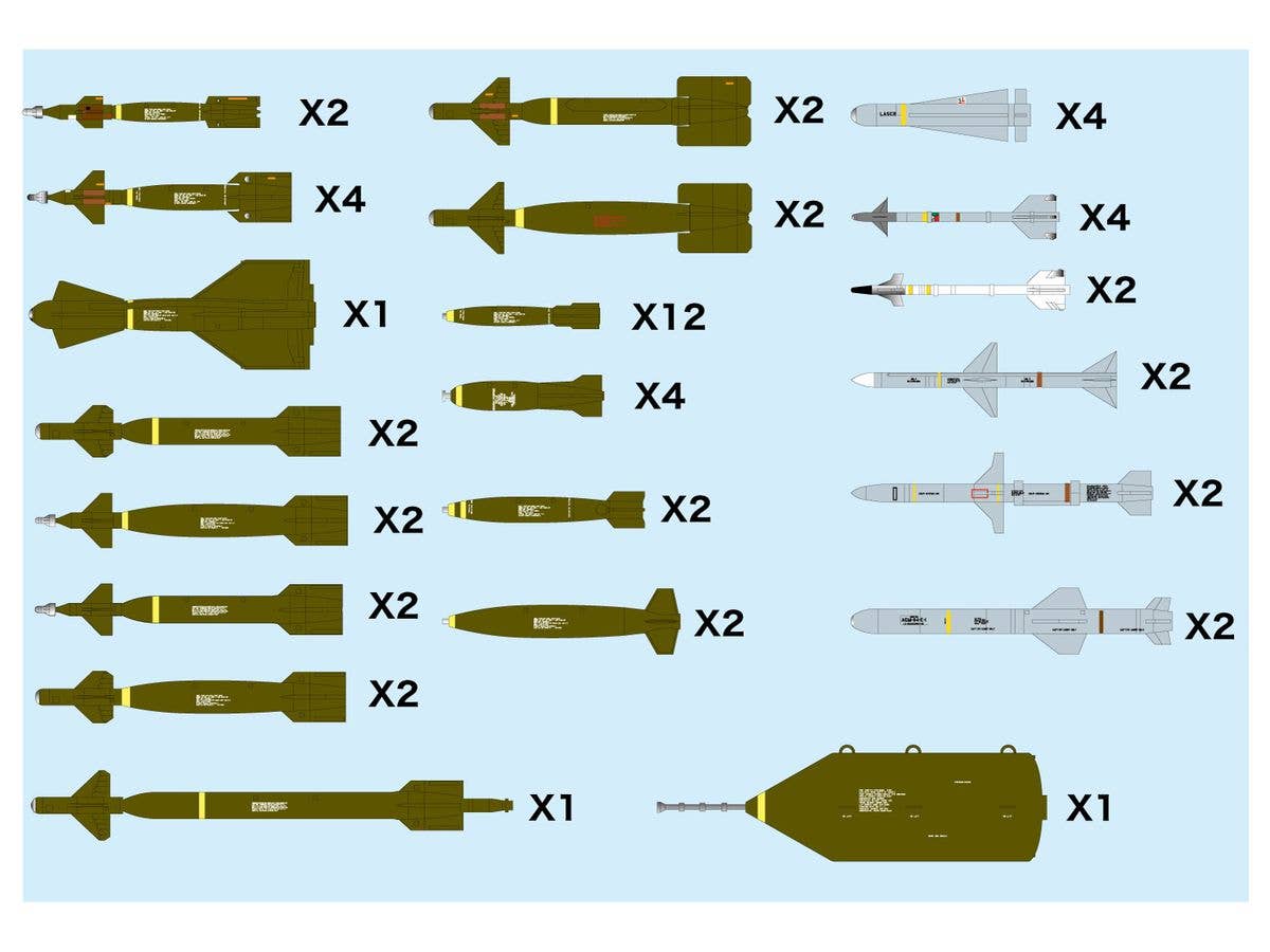 Aircraft Weapon Set 2 Guided Bomb & Missile '70 -