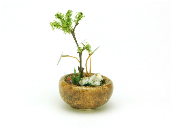 The Bonsai: Circle Bowl Group Planting (Brown)