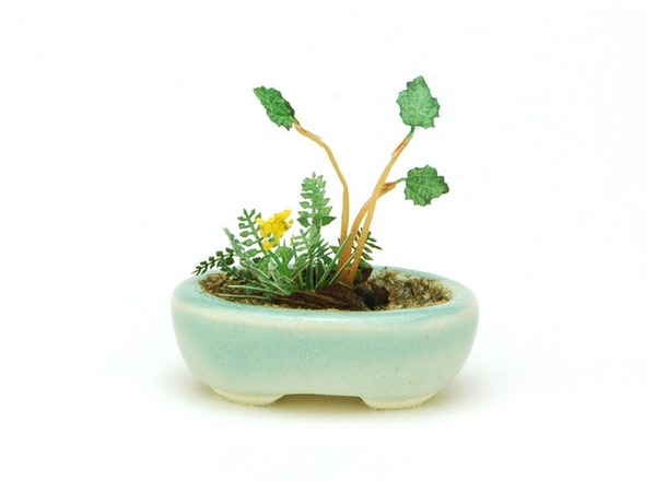 The Bonsai: Koban Bowl Group Planting (Light Blue)