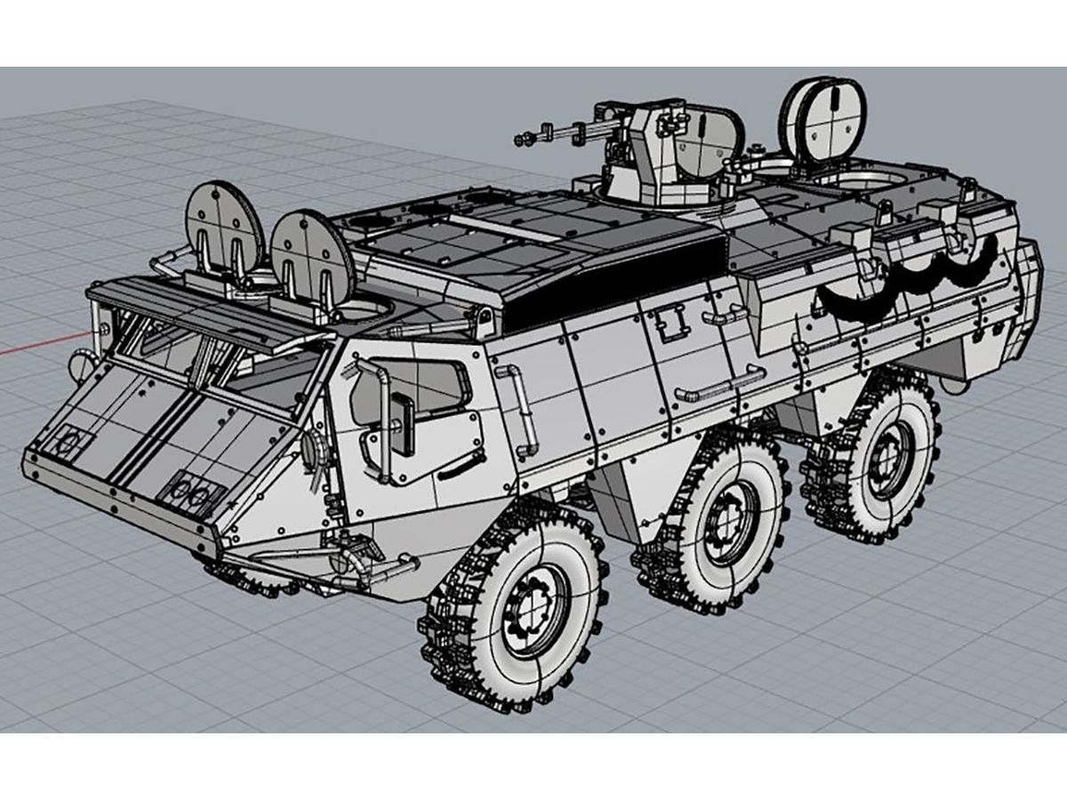 Finnish Army Sisu xa-203 AMV Armored Personnel Carrier