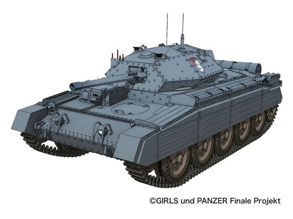 Girls und Panzer Final Chapter Mk.VI Cruiser Tank Crusader Mk.III St. Gloriana Girls Academy