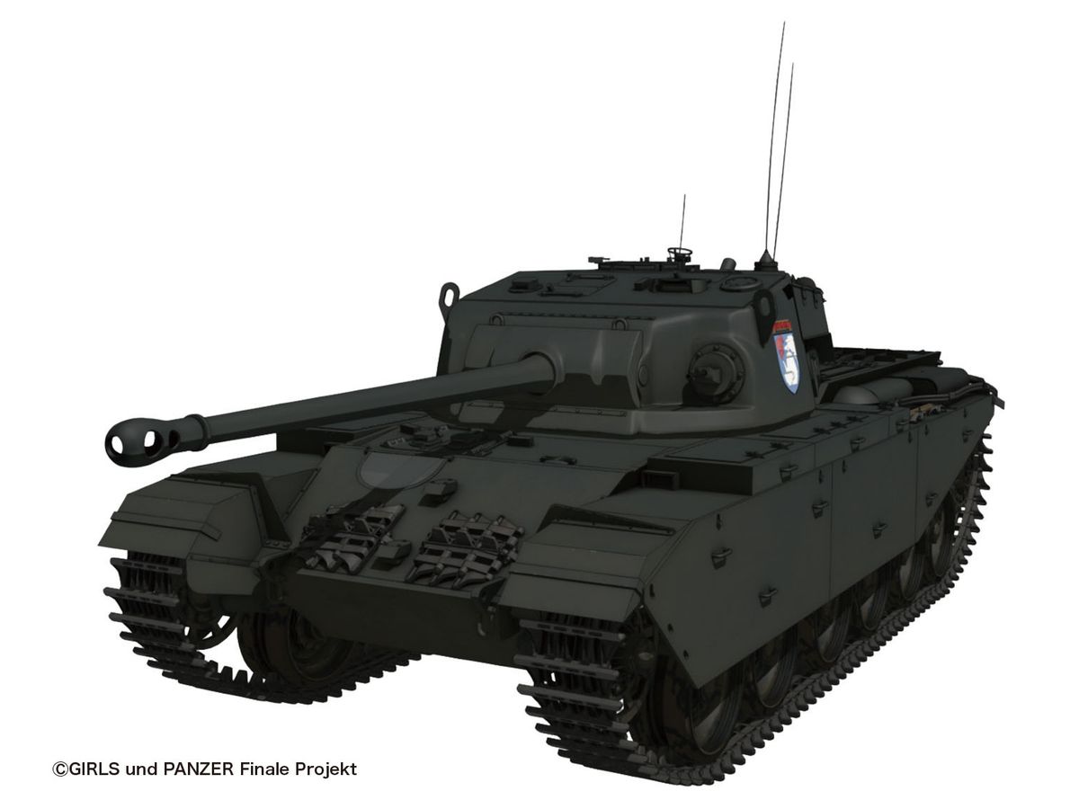 Girls & Panzer Final Chapter Cruiser Tank A41 Centurion St. Gloriana Girls Academy
