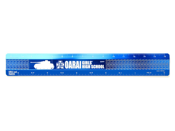 Girls und Panzer: Metal Ruler Oarai Girls High School Model Sensha-do Ver.